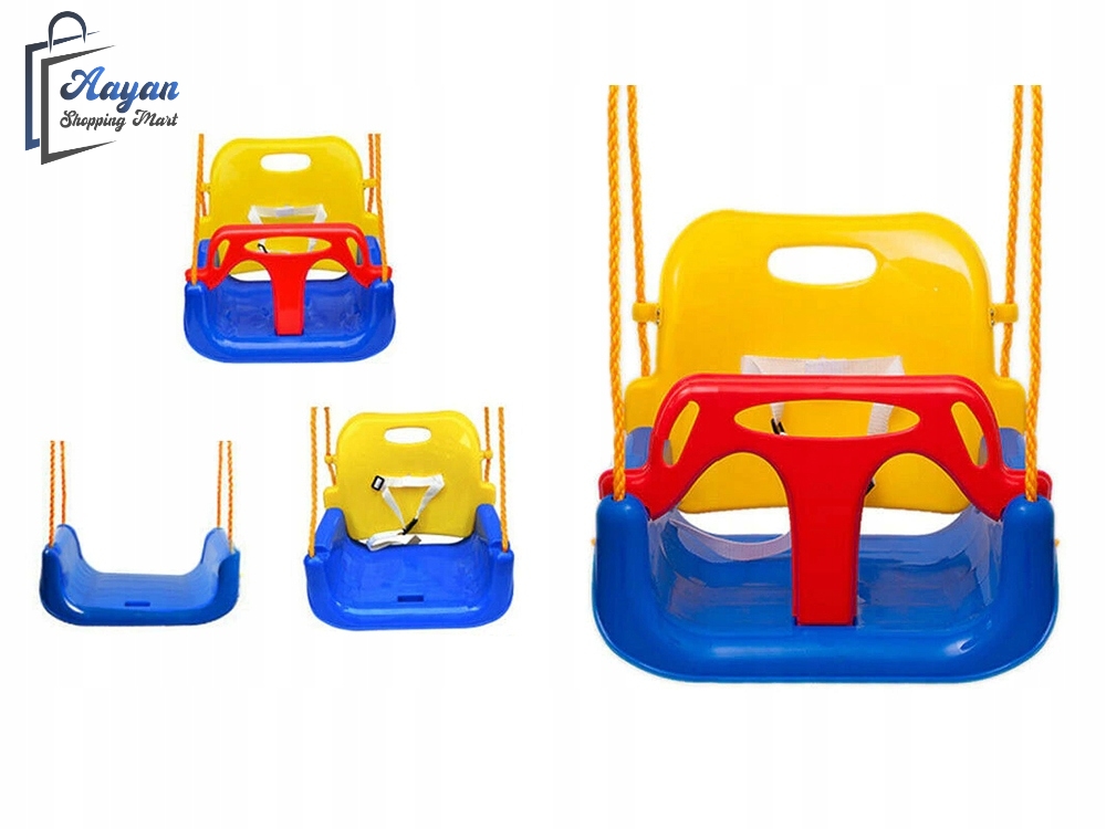 3-in-1 tuinschommel voor kinderen – veilig en leuk voor binnen en buiten – schommelbank – schommelstoel baby – schommels - Image 12