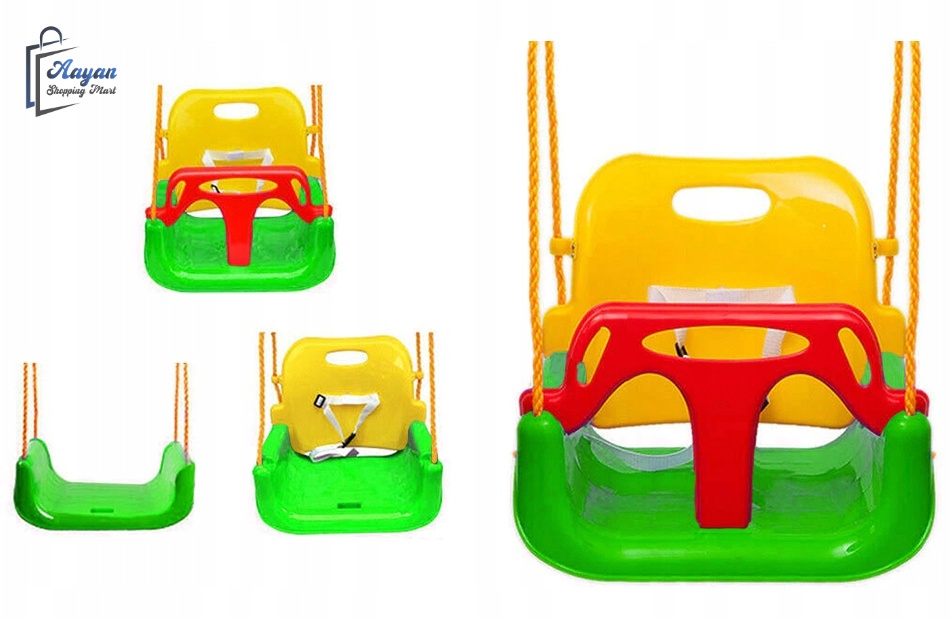 3-in-1 tuinschommel voor kinderen – veilig en leuk voor binnen en buiten – schommelbank – schommelstoel baby – schommels - Image 14