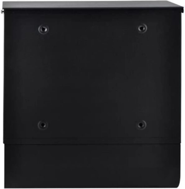 Wand brievenbus met Krantenrol – Brievenbus Zwart RVS voor Buiten & Muurmontage - Image 11
