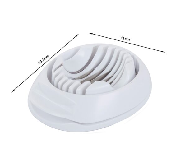 Eiersnijder met 7 Roestvrijstalen Messen – Perfect voor Gekookte Eieren, Salades & Sandwiches – Vaatwasserbestendig - Image 3