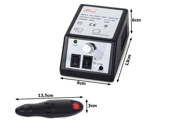 Professionele Elektrische Nagelfrees – Manicure & Pedicure Set met 6 Frezen – Elektrische Nagelvijl voor Thuis & Salon - Image 3